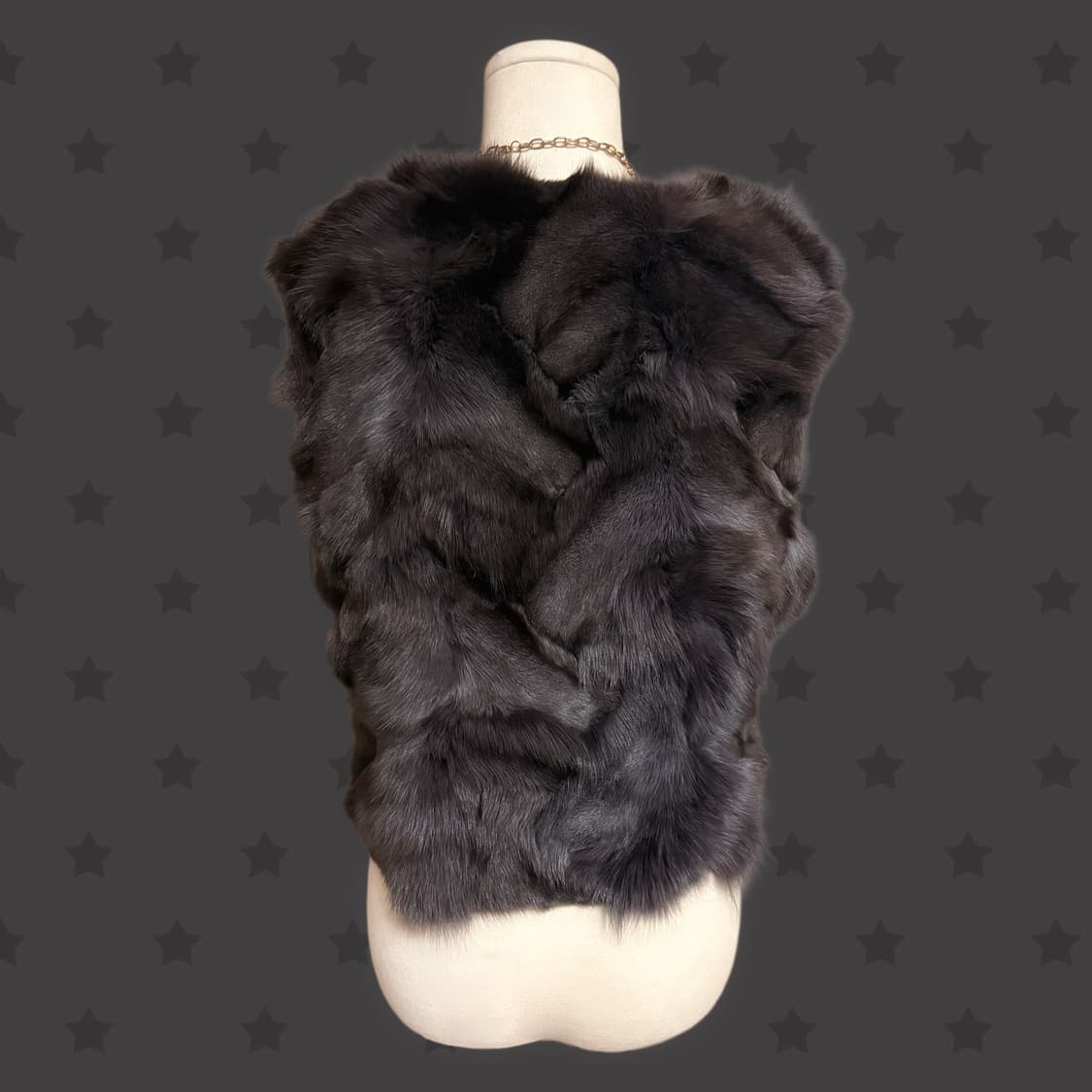 오네갸루 핀터깔 대장 퍼 조끼 자켓  상품이미지3