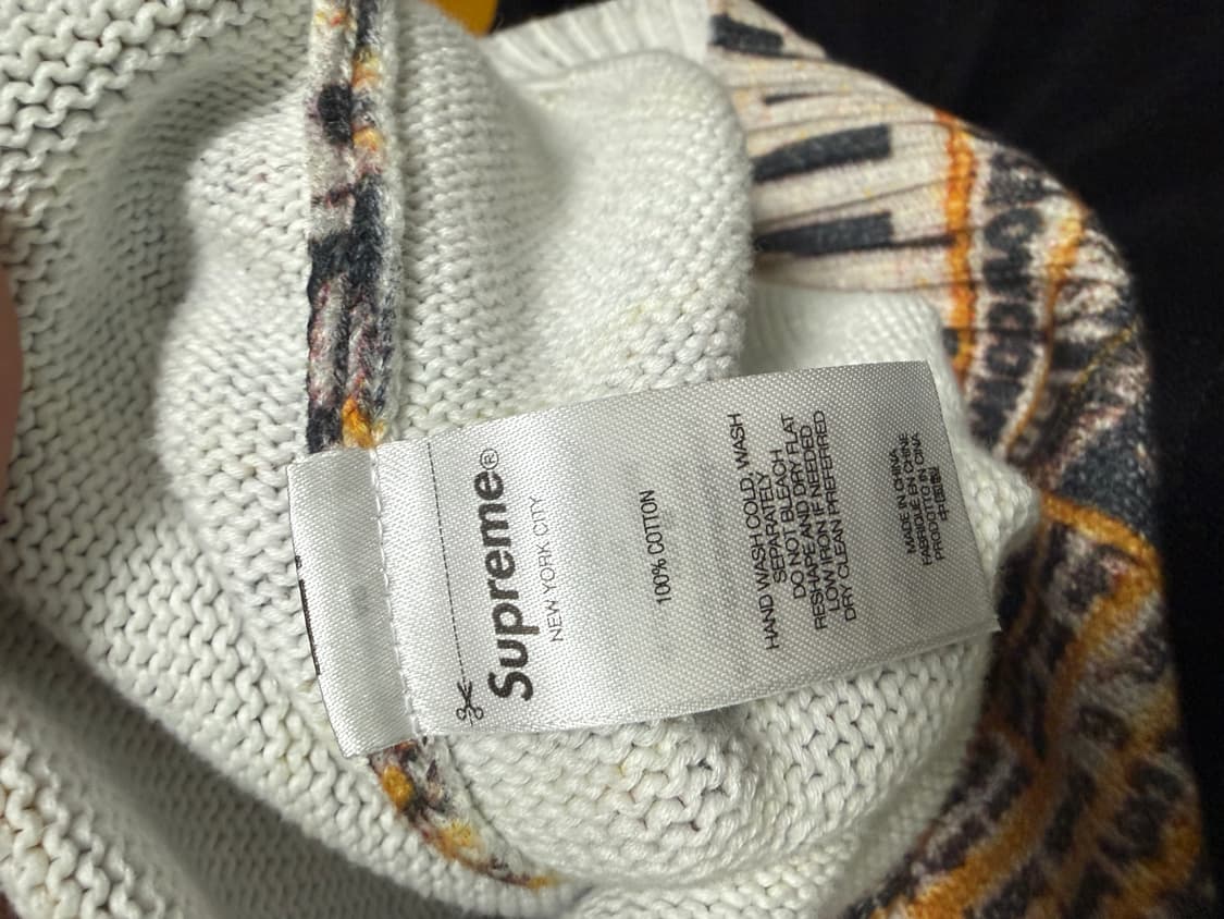 [M] 슈프림 X 대쉬스노우 스웨터 멀티컬러 25fw 상품이미지5