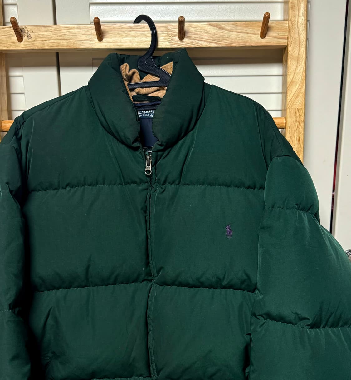 폴로 랄프로렌 푸퍼 딥그린 숏 패딩 자켓 상품이미지2
