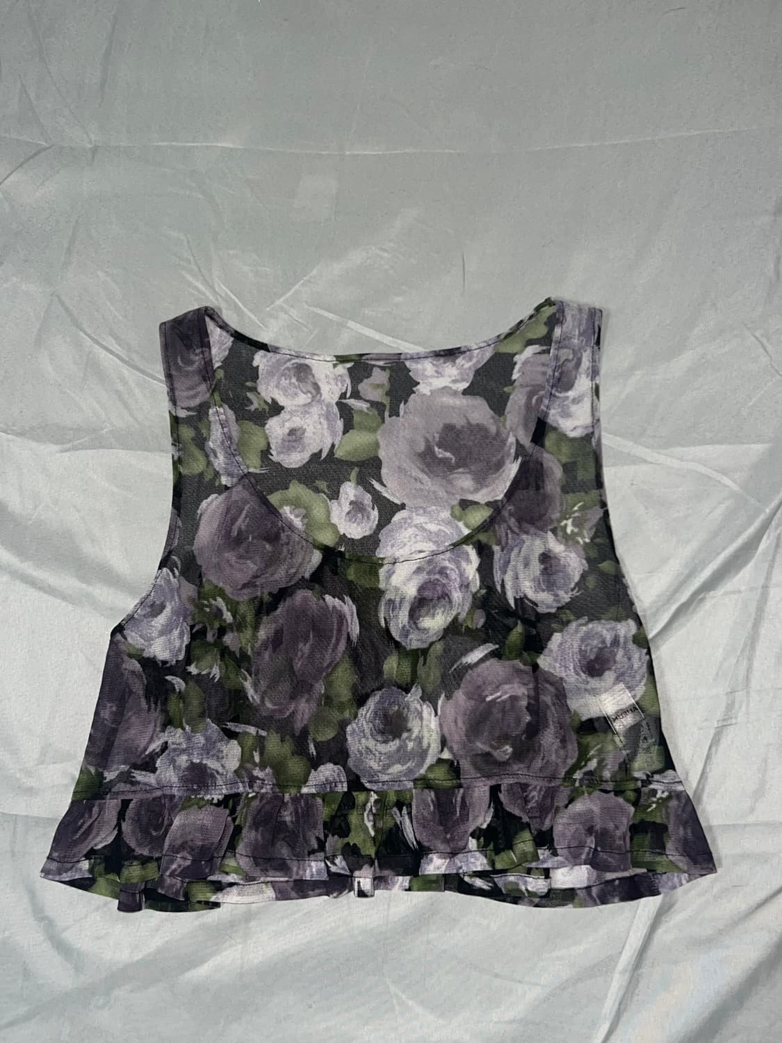 ✨vintage flower purple sleeveless✨ 상품이미지2