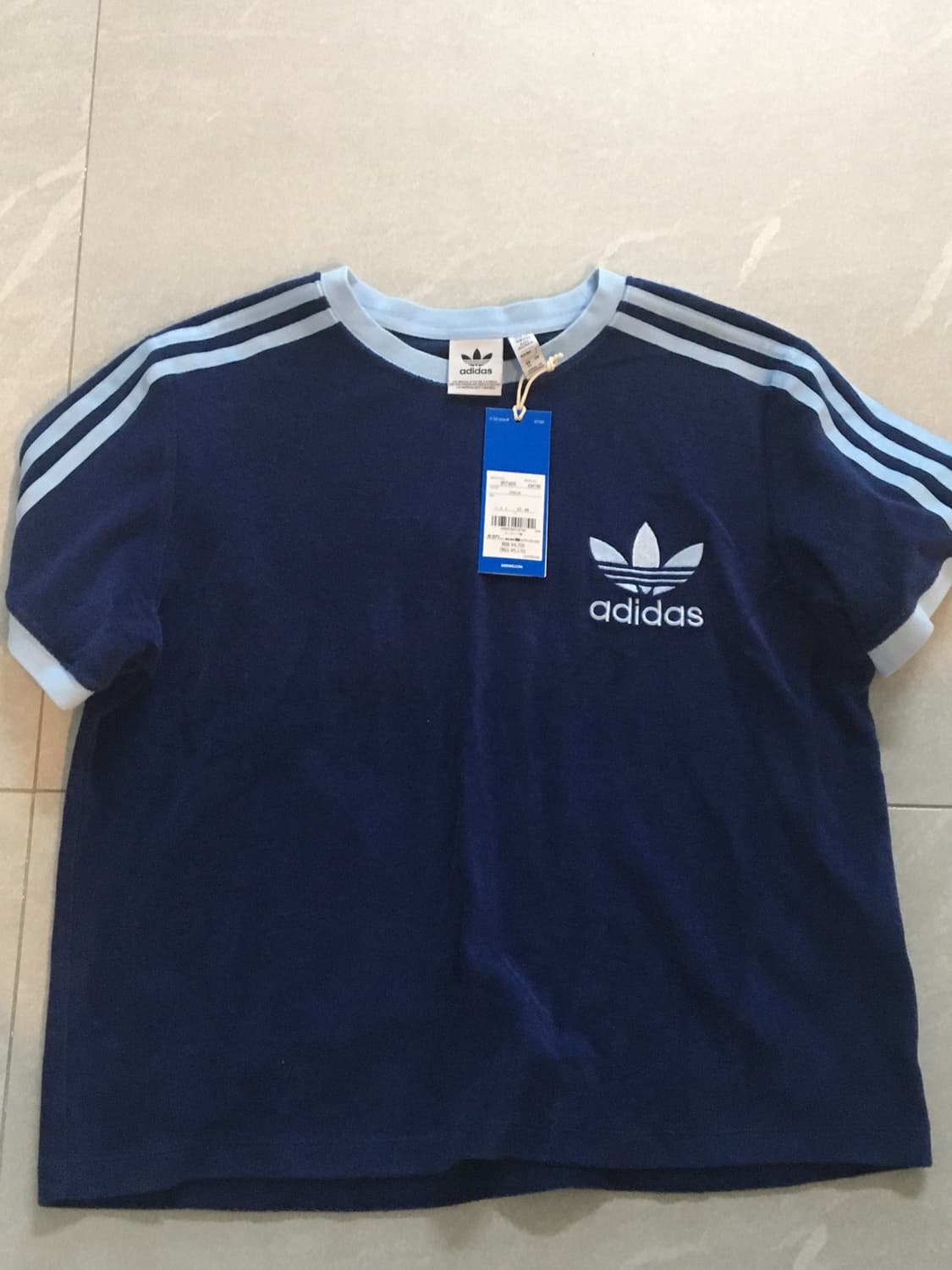 아디다스 블루 반팔 상품이미지1