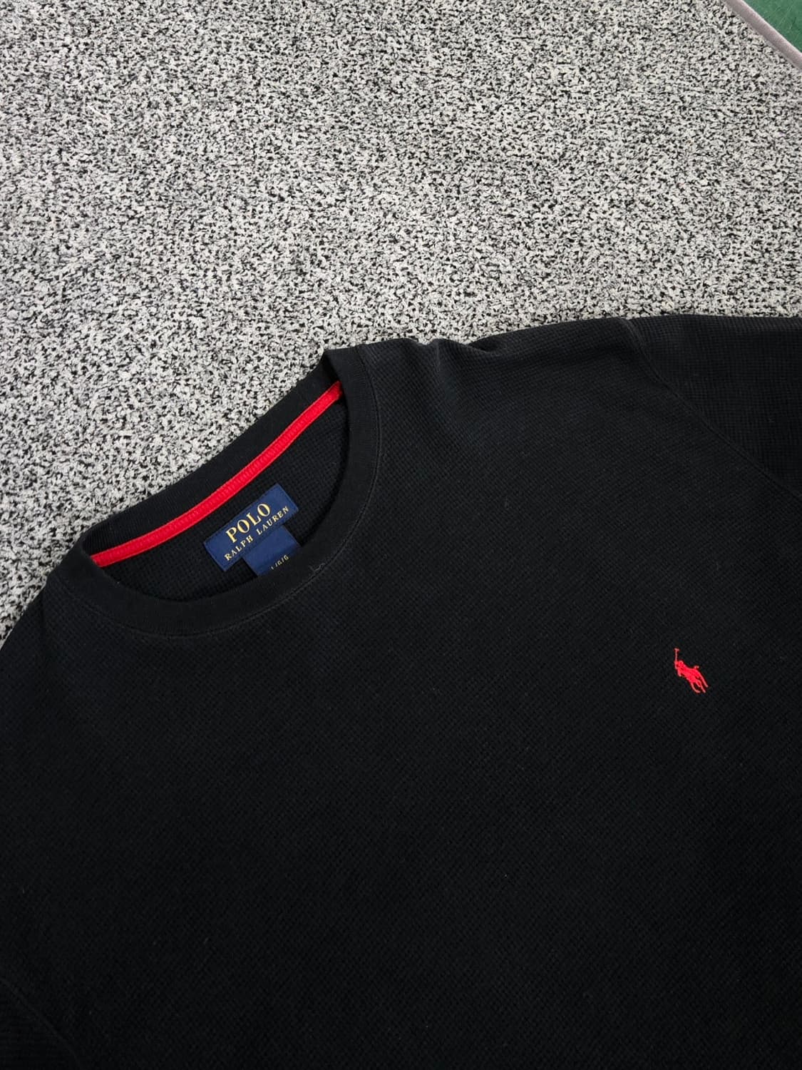 폴로 랄프 로렌 블랙 컬러 긴팔 티셔츠 상품이미지3