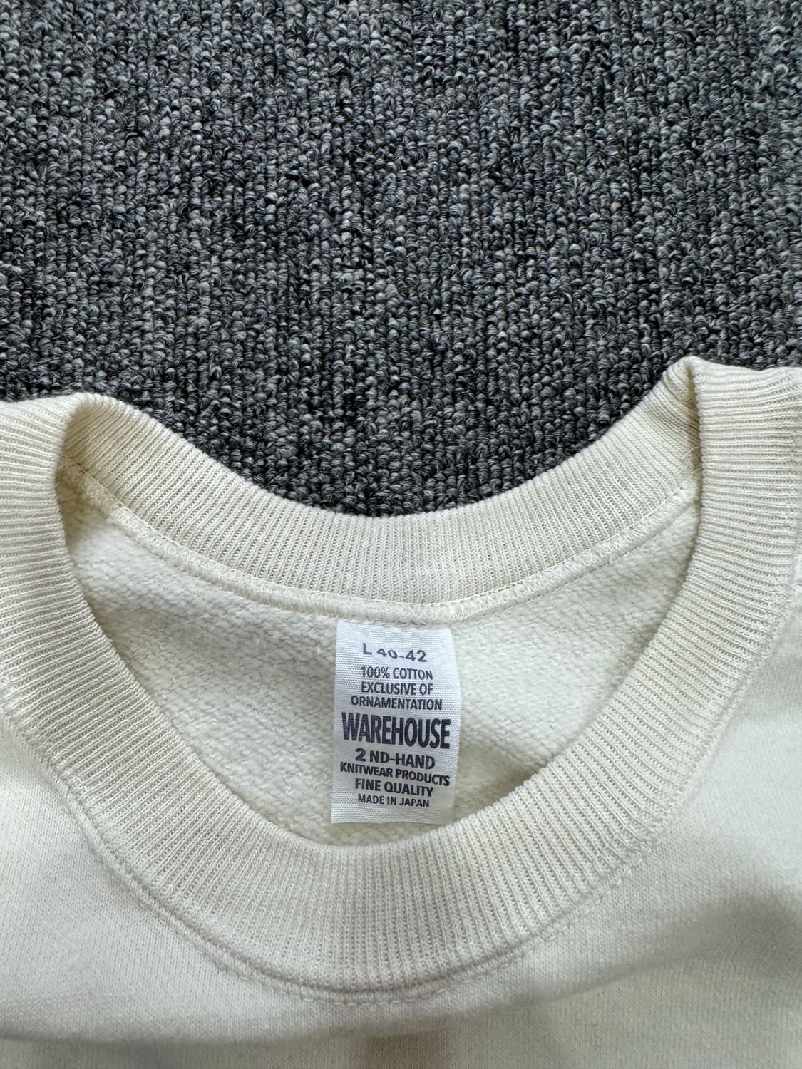 L) 웨어하우스 세컨핸드 컬렉션 나염 스웻 상품이미지4