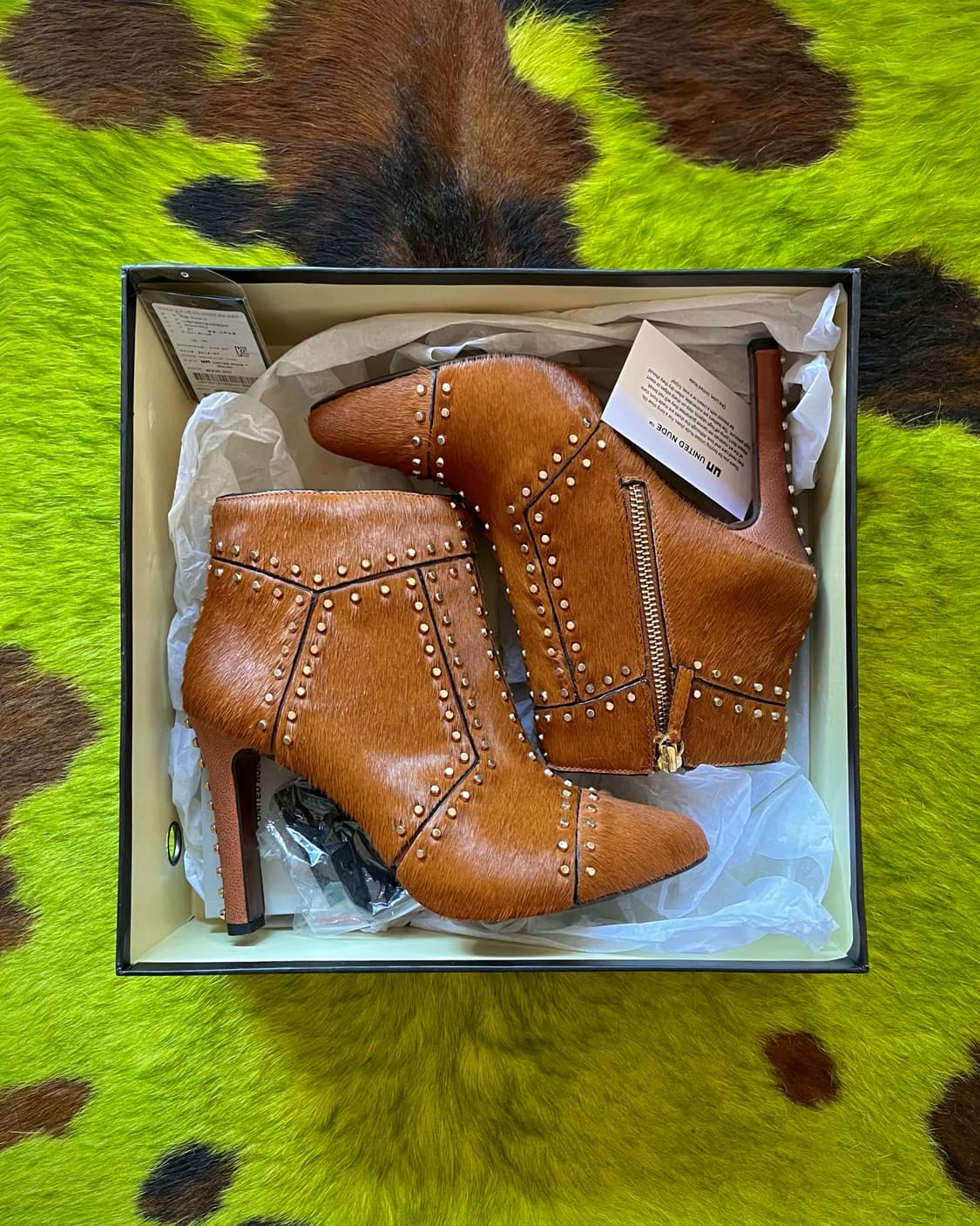 UNITED NUDE Real Pony Hair Studs Heel 상품이미지2