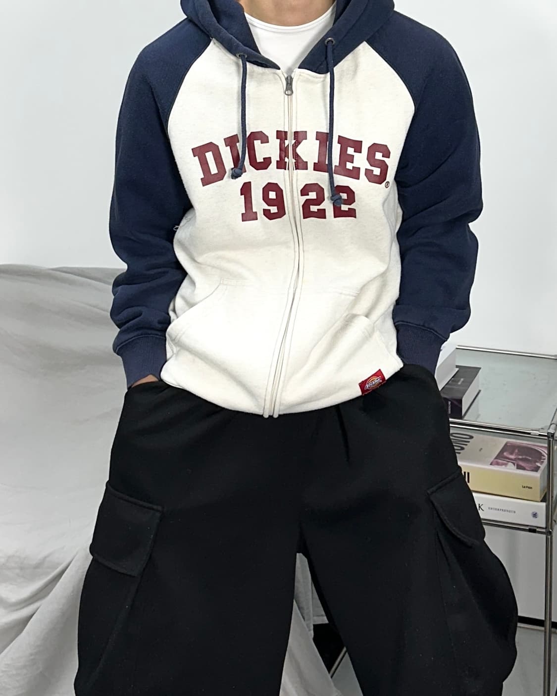 디키즈 빅로고 나그랑 후드집업 XL 상품이미지1