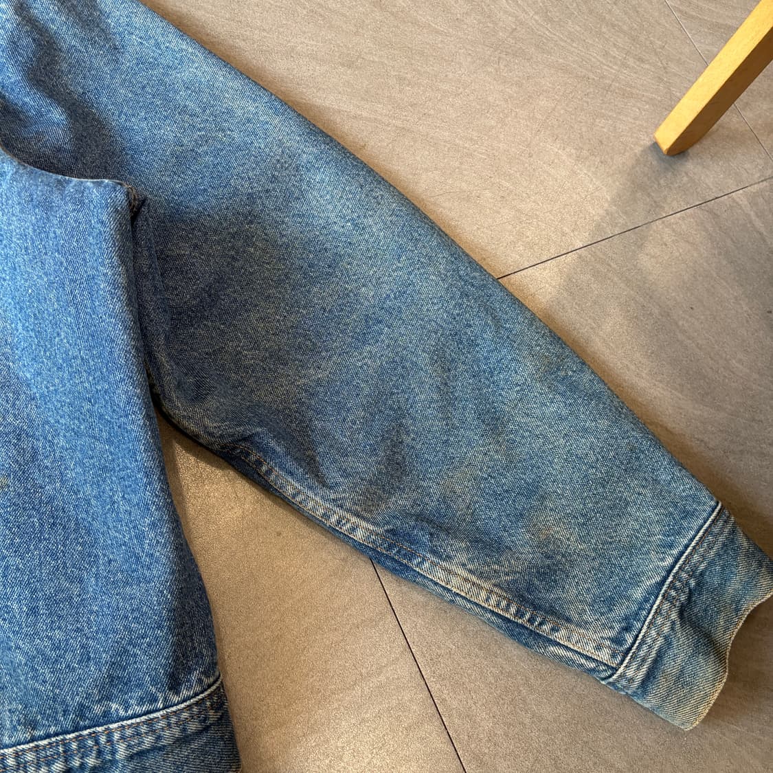 90s 90년대 생산 리 스톰라이더 데님 자켓 상품이미지5