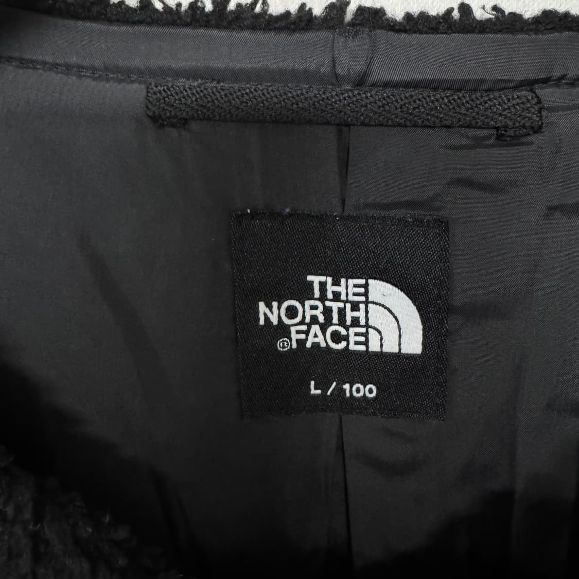 노스페이스 로고 플리스 블루종 집업자켓 상품이미지3