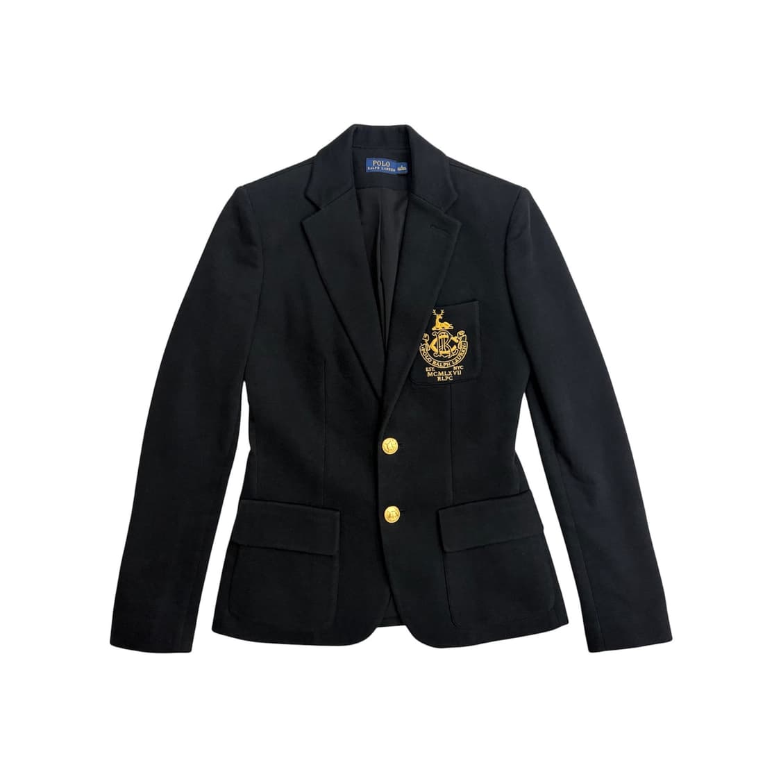 폴로 랄프로렌 여자 여성 우먼스 금장 블랙 블레이저 자켓 0 size 상품이미지1