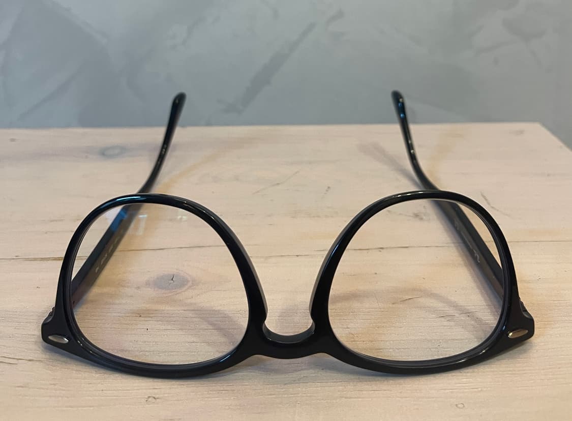 Rayban레이밴 블랙 유광 뿔테 안경 (아시안핏/52사이즈) 상품이미지6