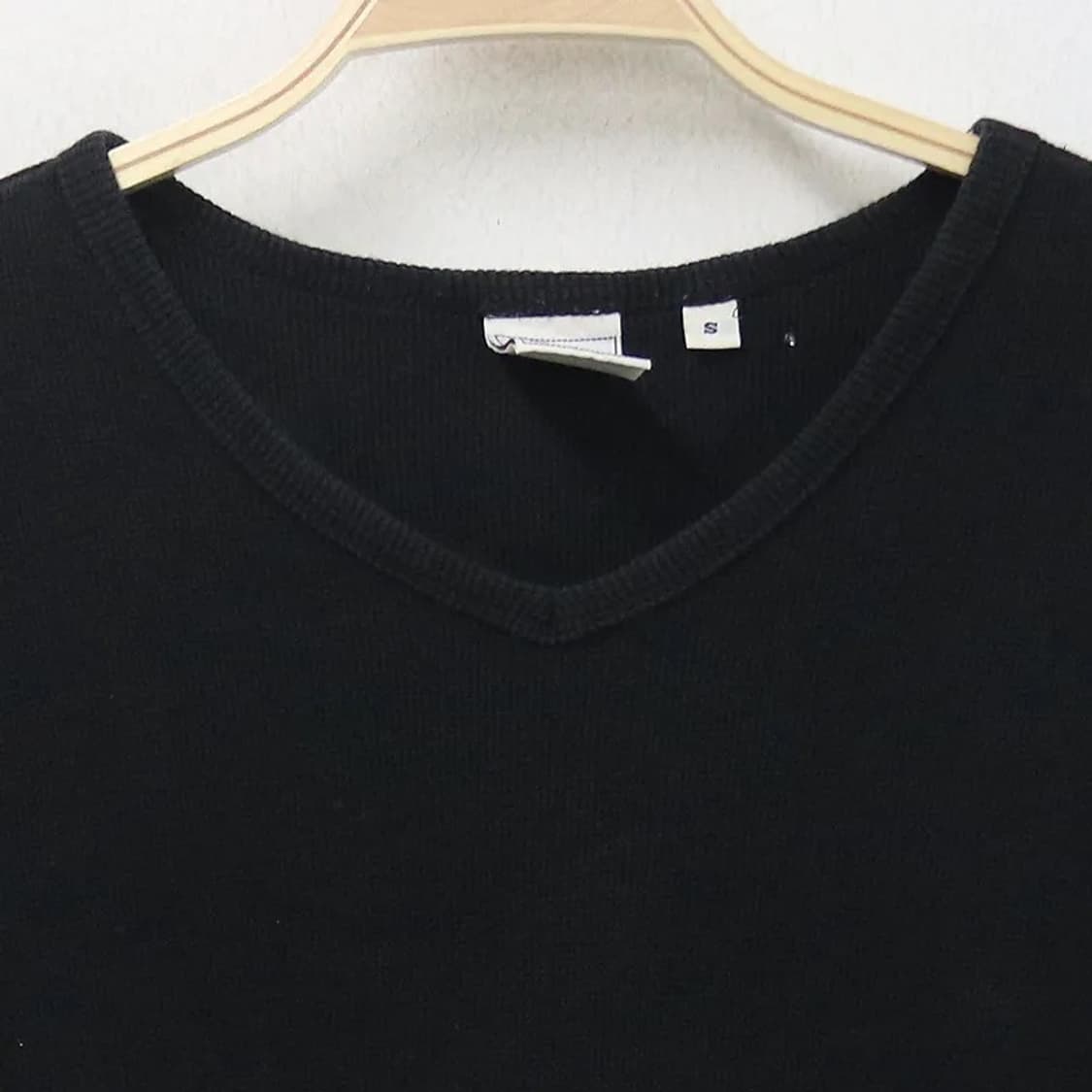 AVIREX BLACK RIBBED SHORT SLEEVE 상품이미지5