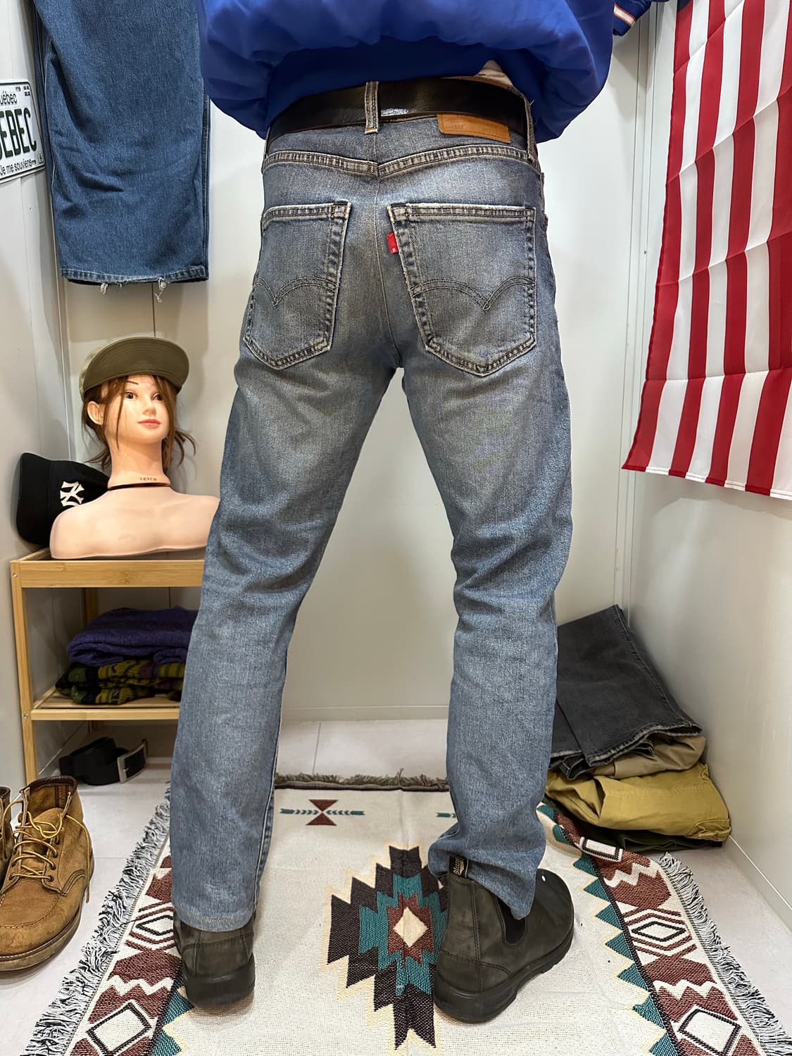 LEVIS 리버이스 프리미엄라인 lot502 워싱데님 31x32 상품이미지6