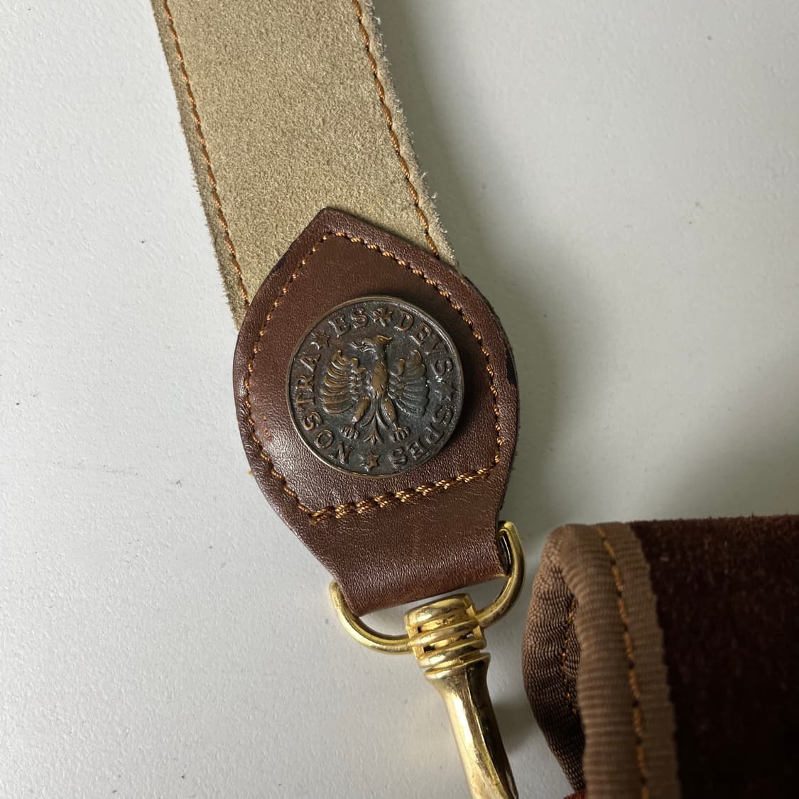 [JPN] 재팬 빈티지 컬러믹스 스웨이드 크로스백 상품이미지3