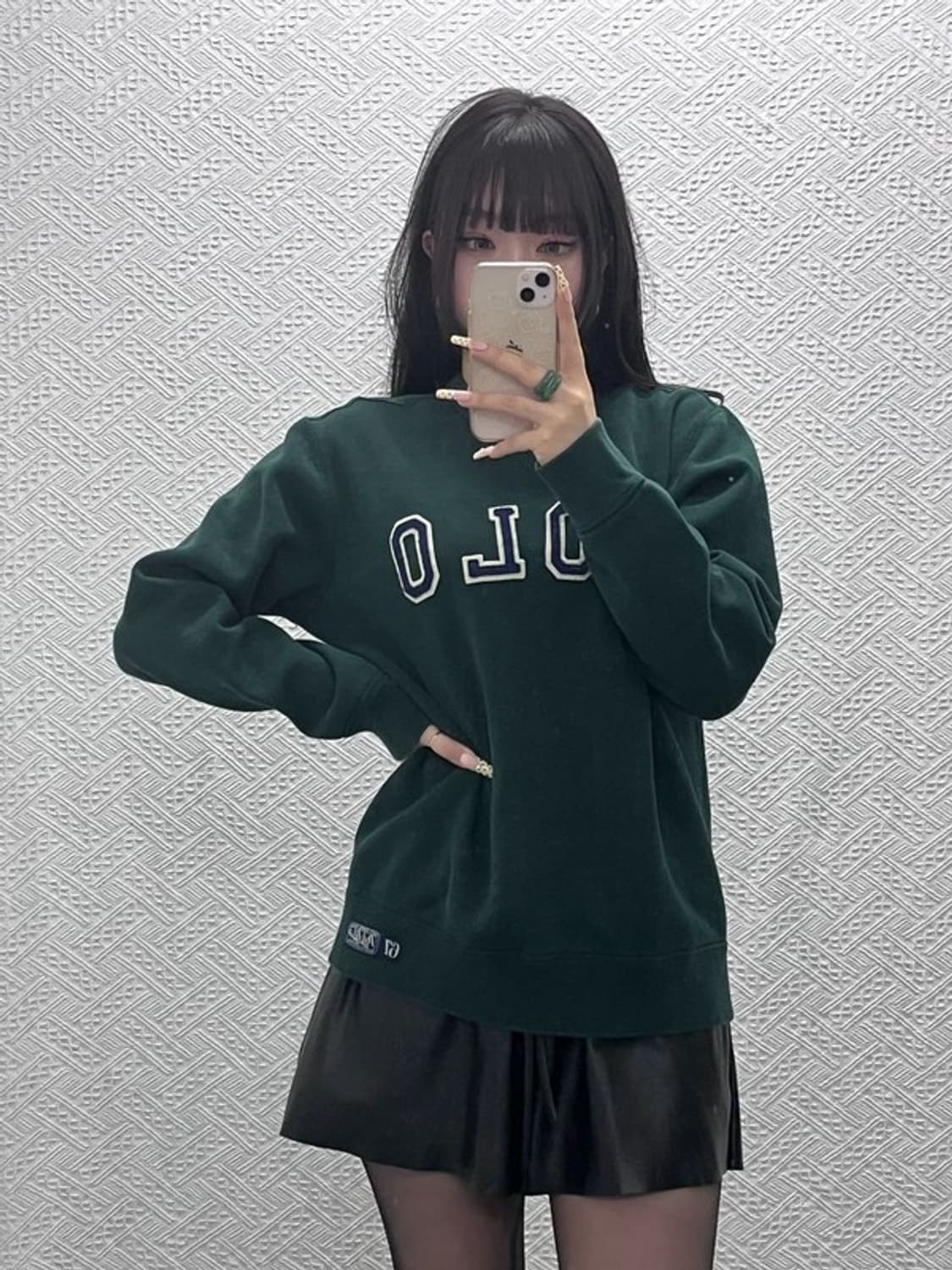 폴로 랄프로렌 레트로 빈티지 Y2K 딥그린 맨투맨 M C10013 상품이미지2