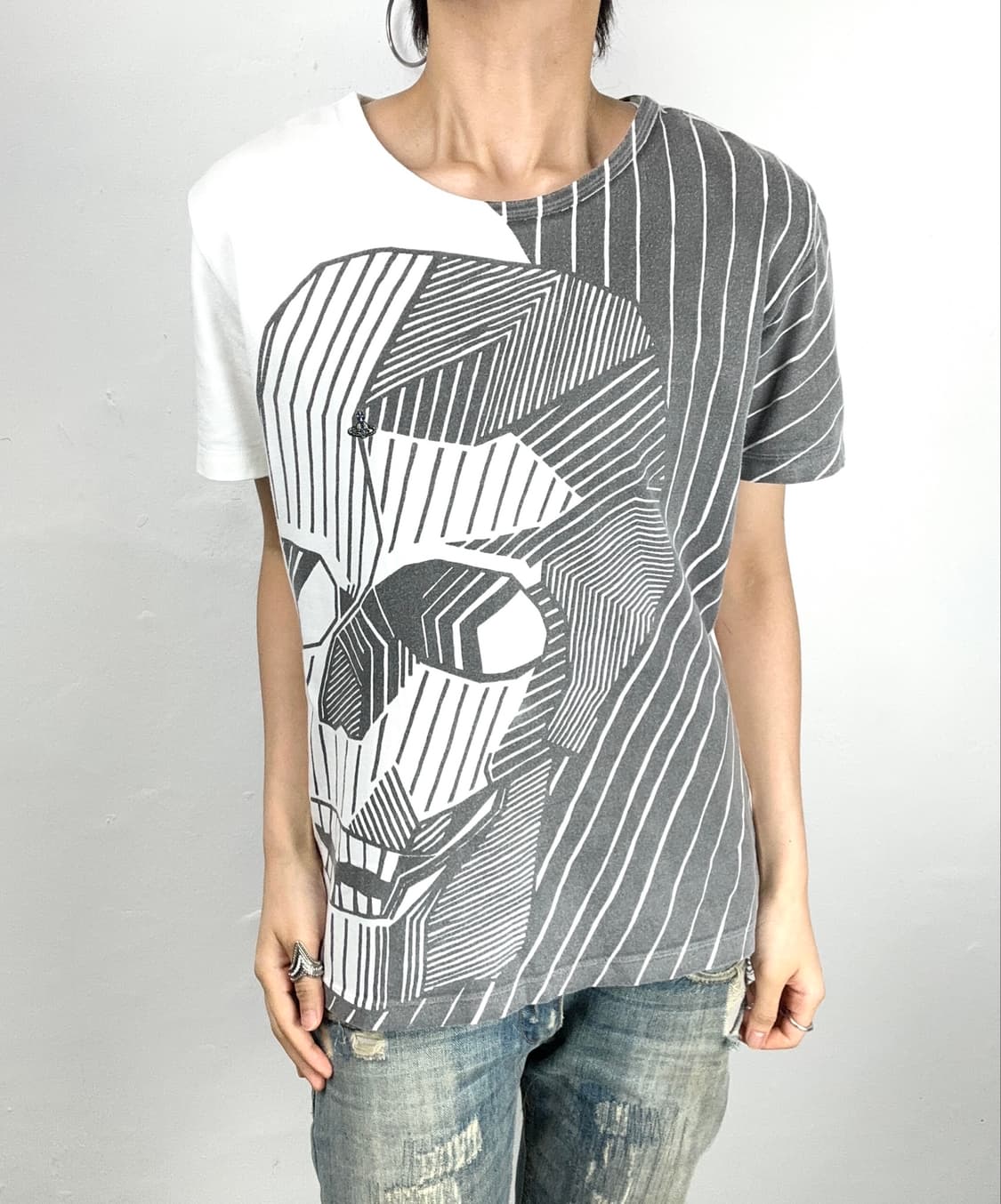Vivienne Westwood MAN Stripe Skull Graph 상품이미지1
