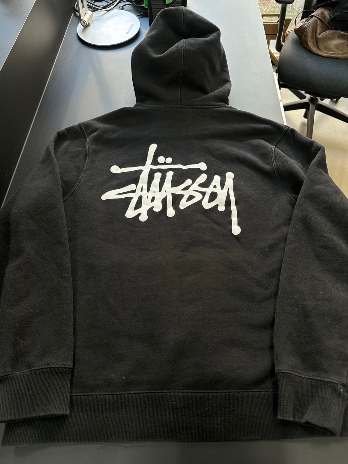 스투시 베이직 백로고 후드티 상품이미지5