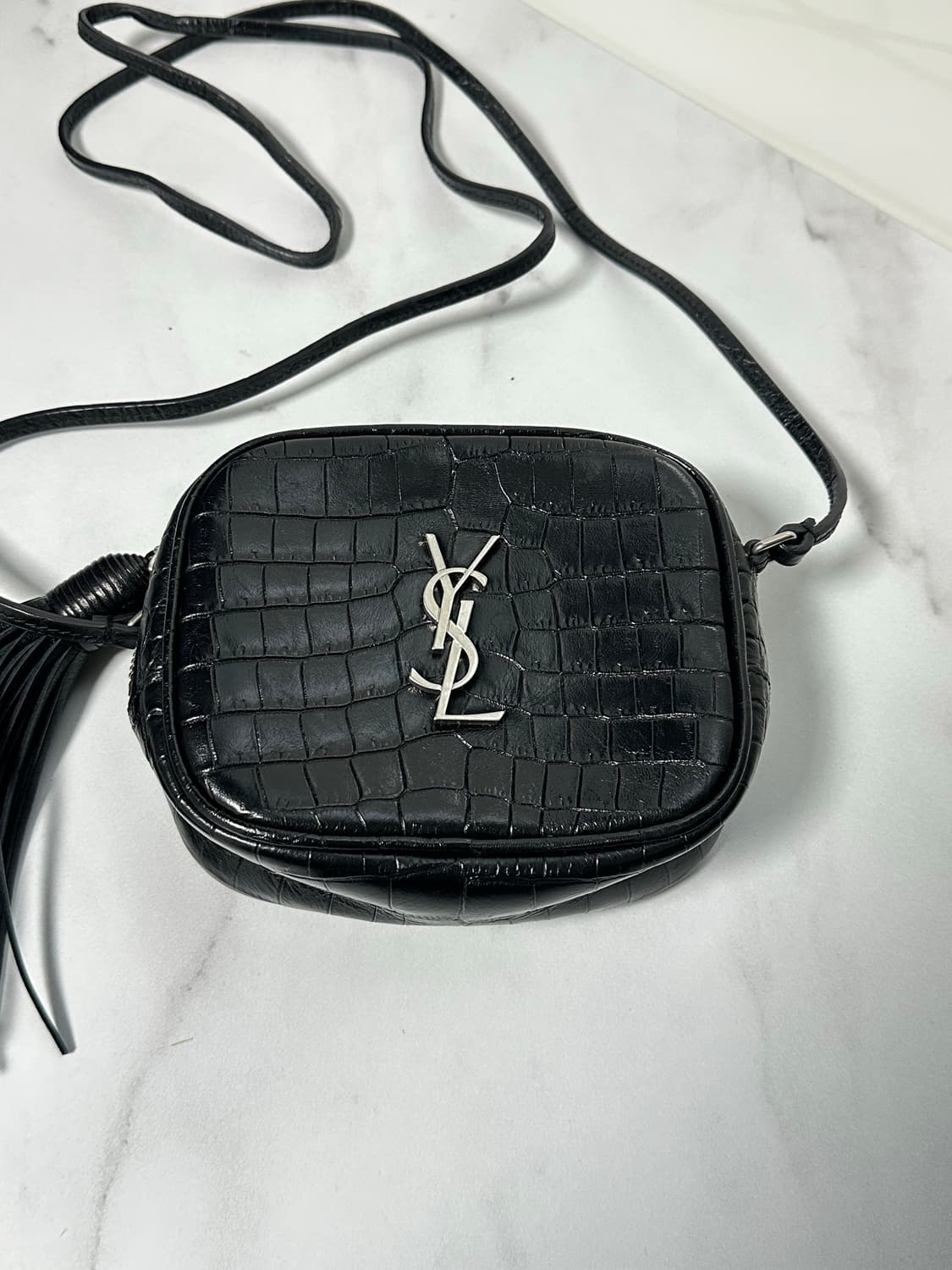 [A+ 정품] 생로랑 크로커다일 블로거 크로스백 상품이미지7