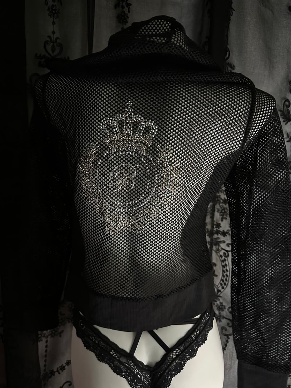 net hooded zip-up 상품이미지2