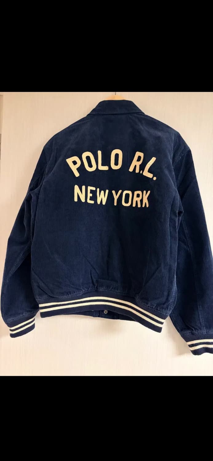 폴로 코듀로이 바시티 레터맨 자켓 M 상품이미지2