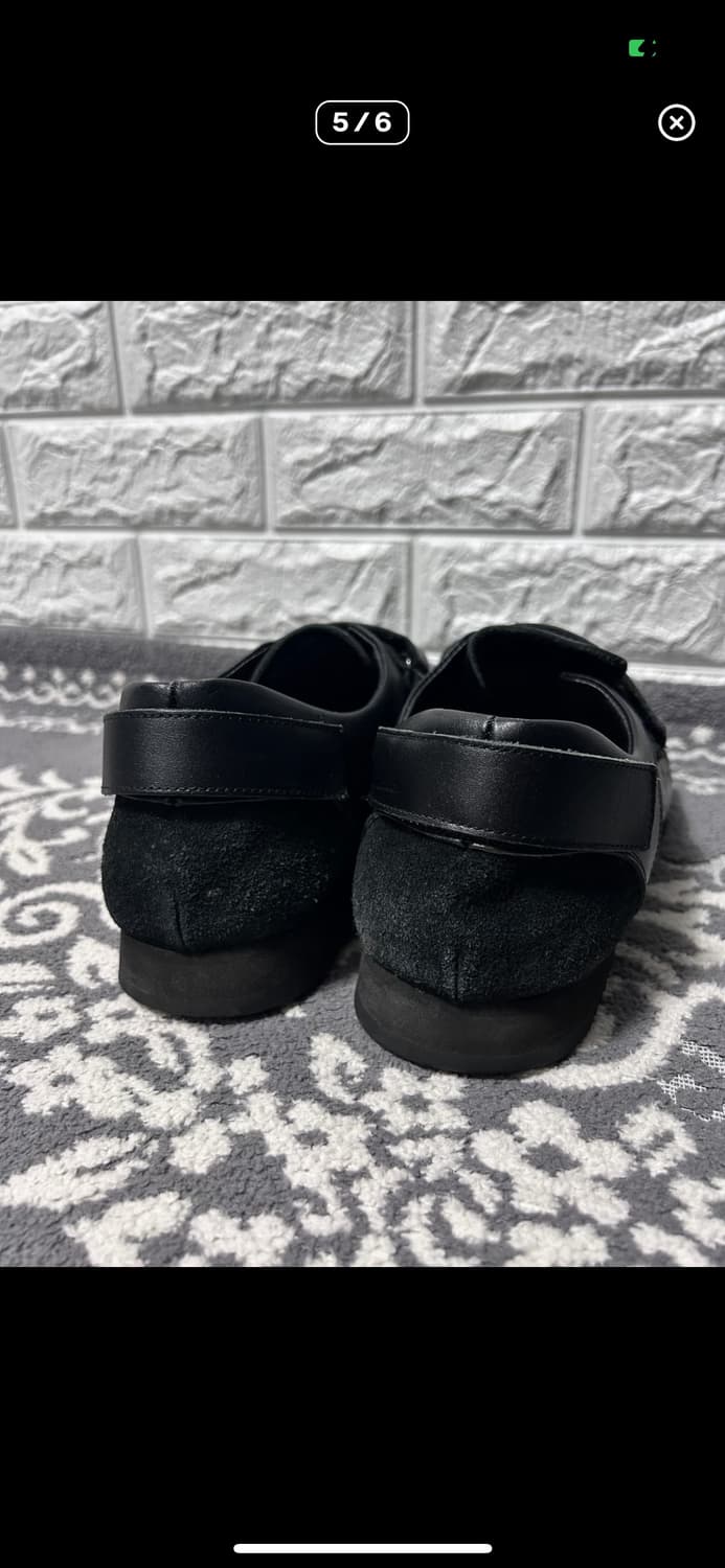 살바토레 페라가모 벨크로 스트랩 레더 스니커즈 상품이미지5