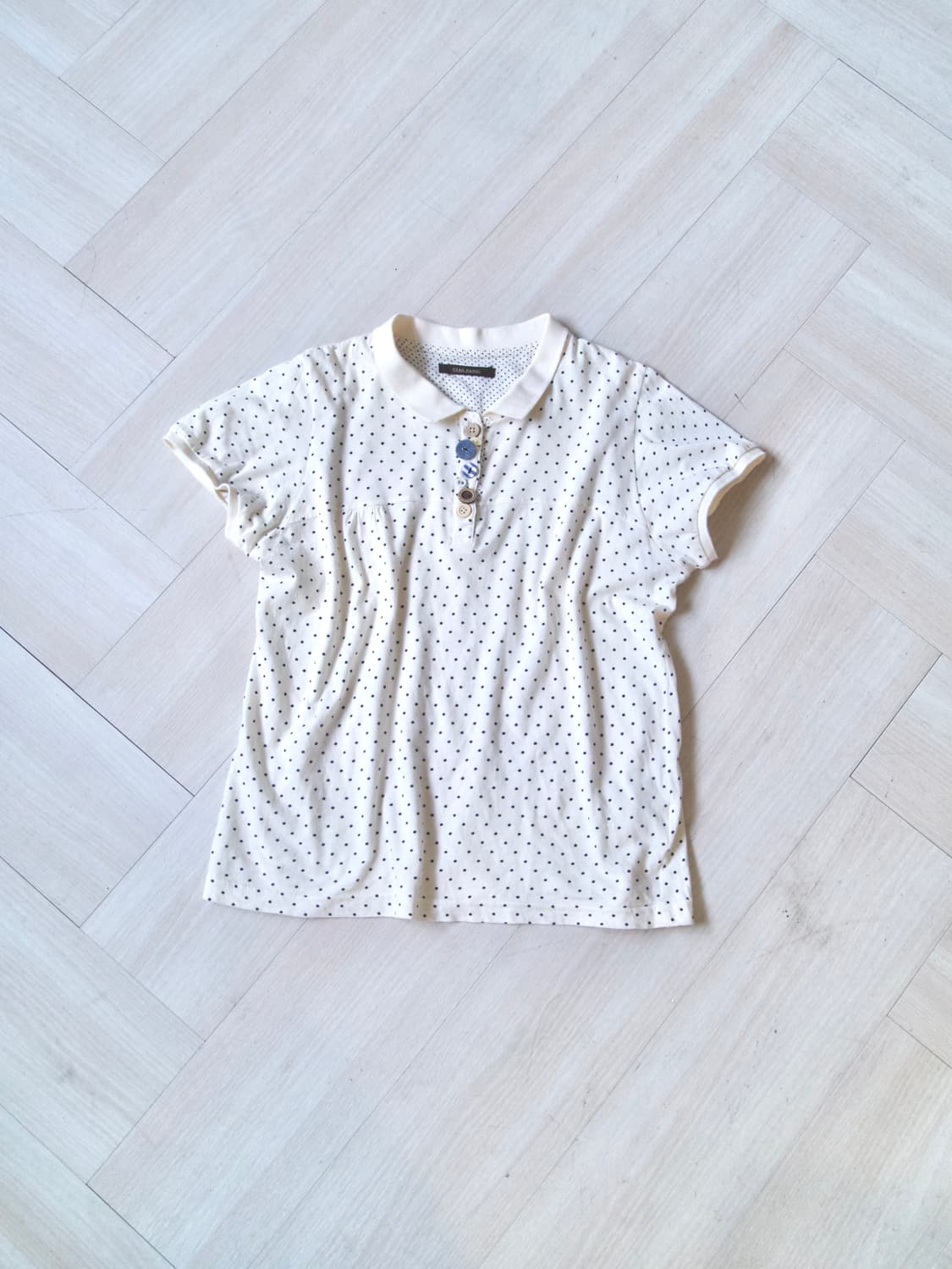 [CIAO PANIC] dot pique shirt 상품이미지4