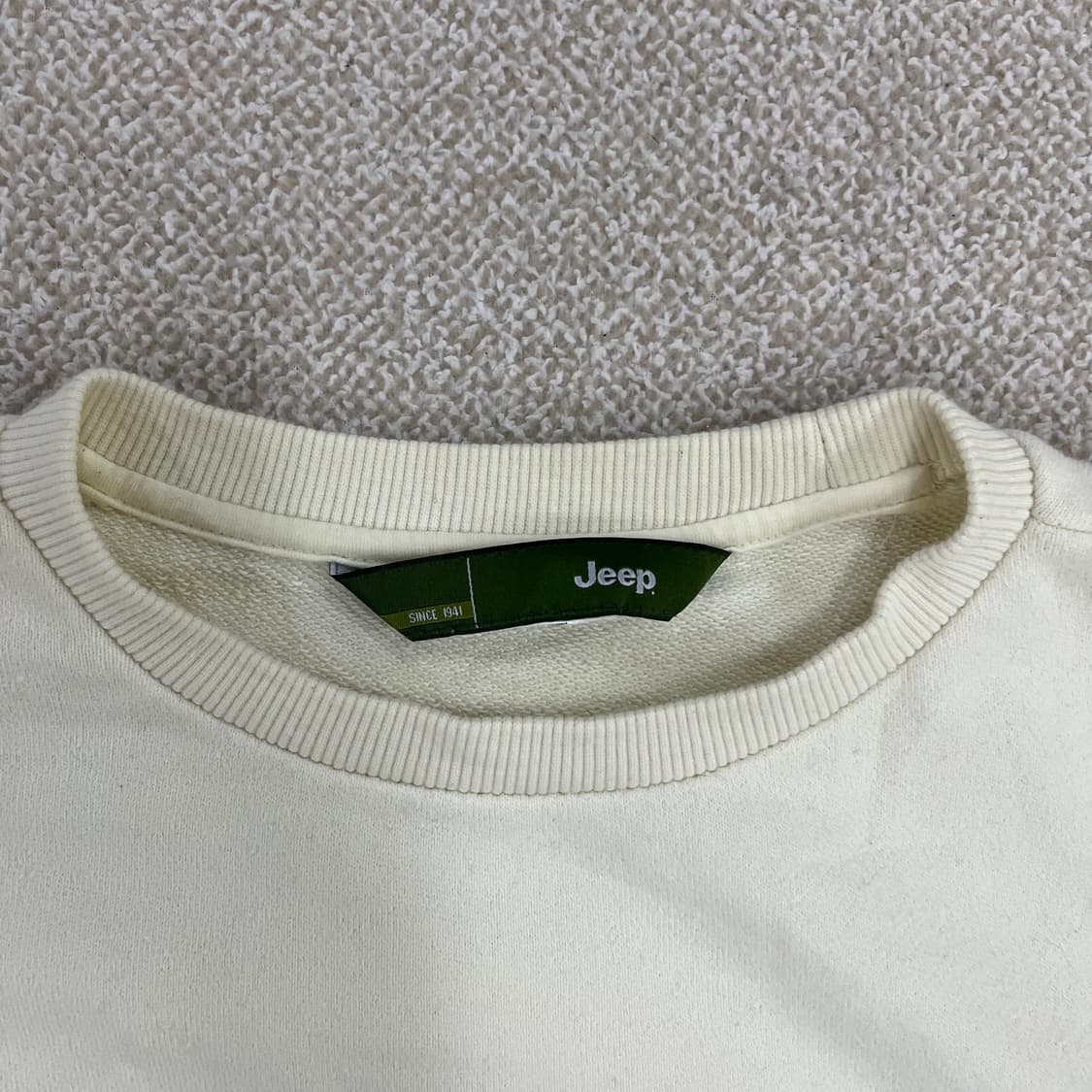 S 지프 빅로고 맨투맨 스웻셔츠 0126M 상품이미지2