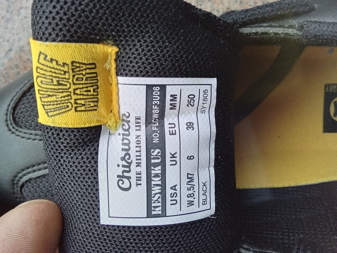 치스윅 폴드 콜라보 블랙 어글리 슈즈 운동화 상품이미지9