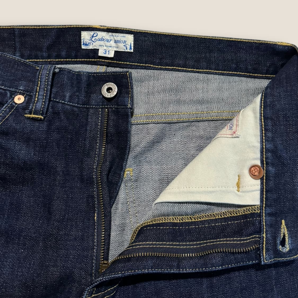 Labour Union 15.5oz 셀비지 부츠컷 데님 팬츠 (31) 상품이미지5