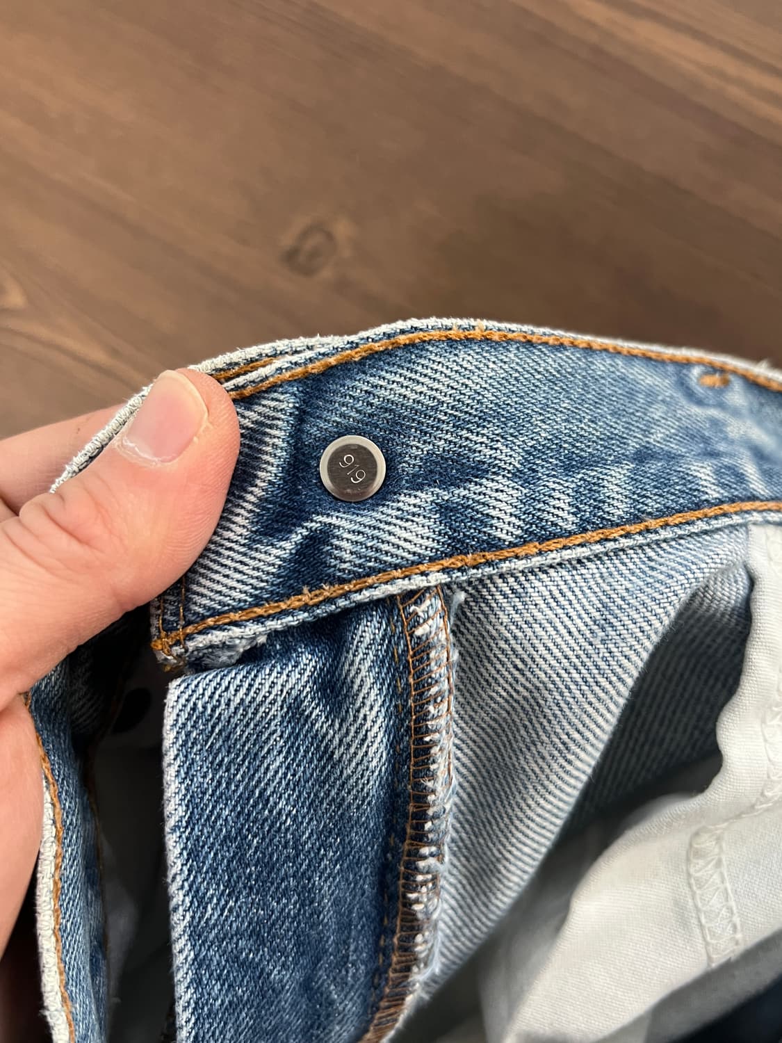 00s Levis 리바이스 517 부츠컷 연청 데님 팬츠  상품이미지8