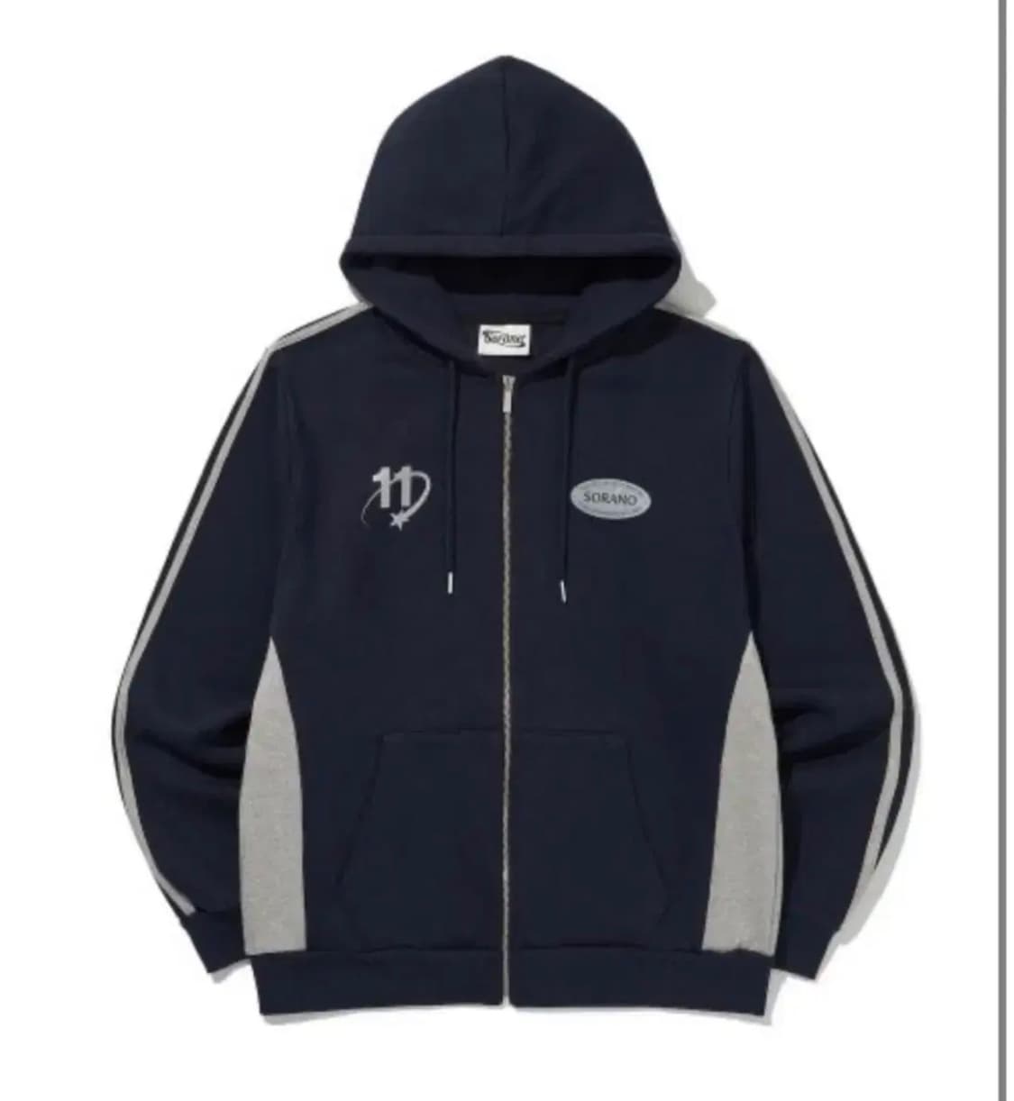 소라노 네이비 후드집업 상품이미지1