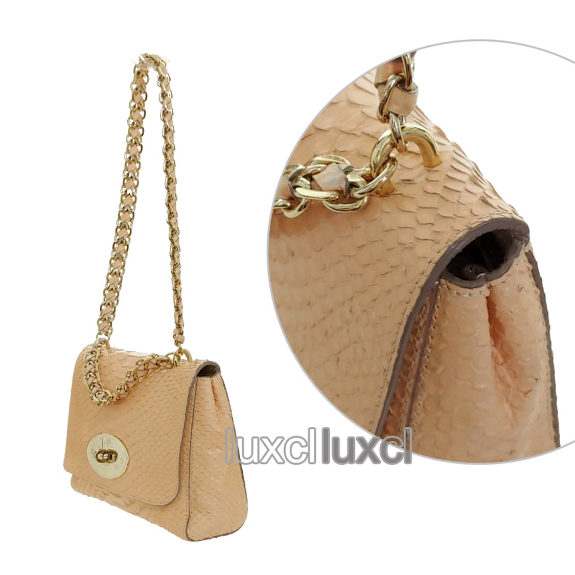 [정품] 멀버리 세실리 파이톤 스킨 사첼 숄더백 상품이미지4