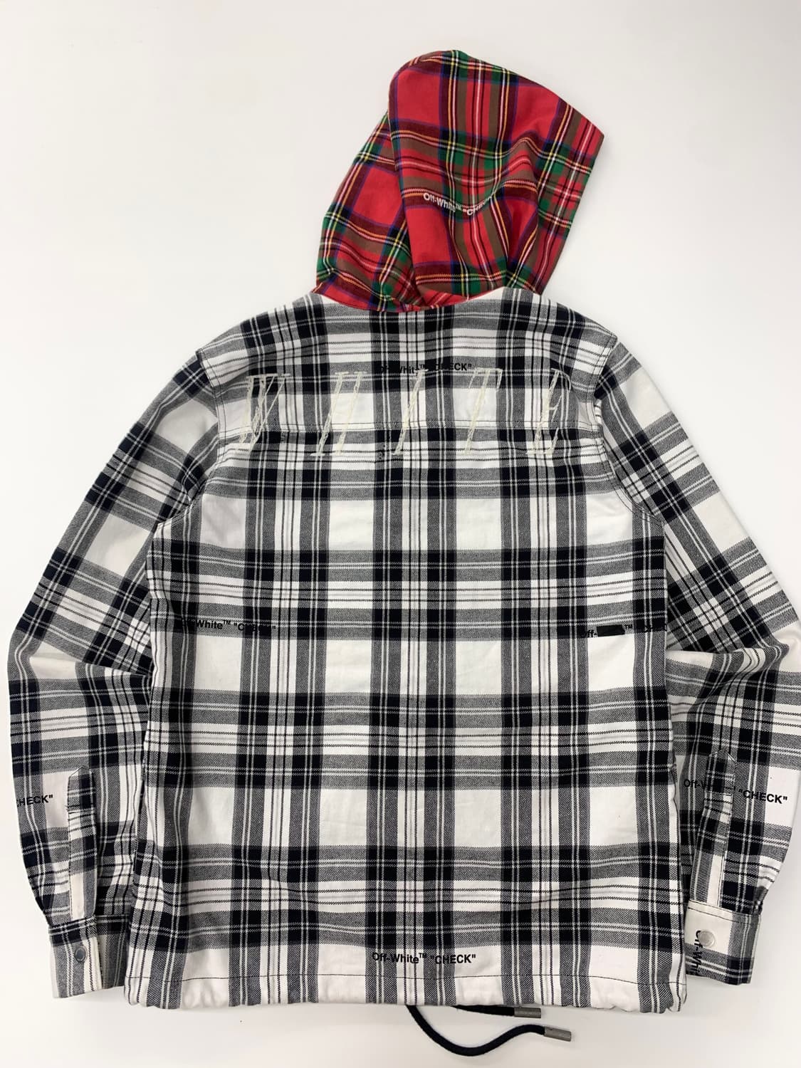 Off White 오프화이트 18SS 체크 플란넬 셔츠 자켓 상품이미지3