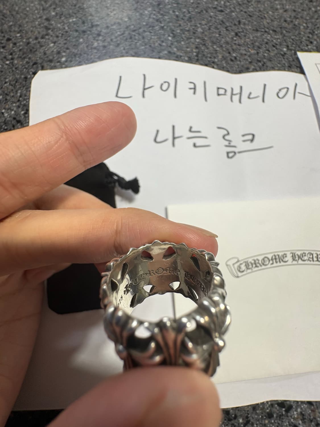 [US8] 크롬하츠 세메터리 링 라운드 상품이미지2