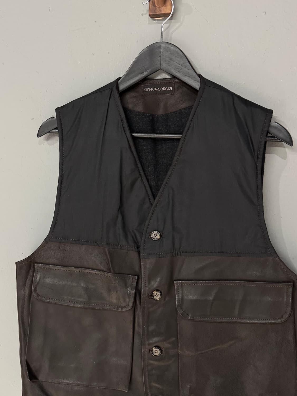 지안 카를로 로시 레더 베스트  상품이미지2