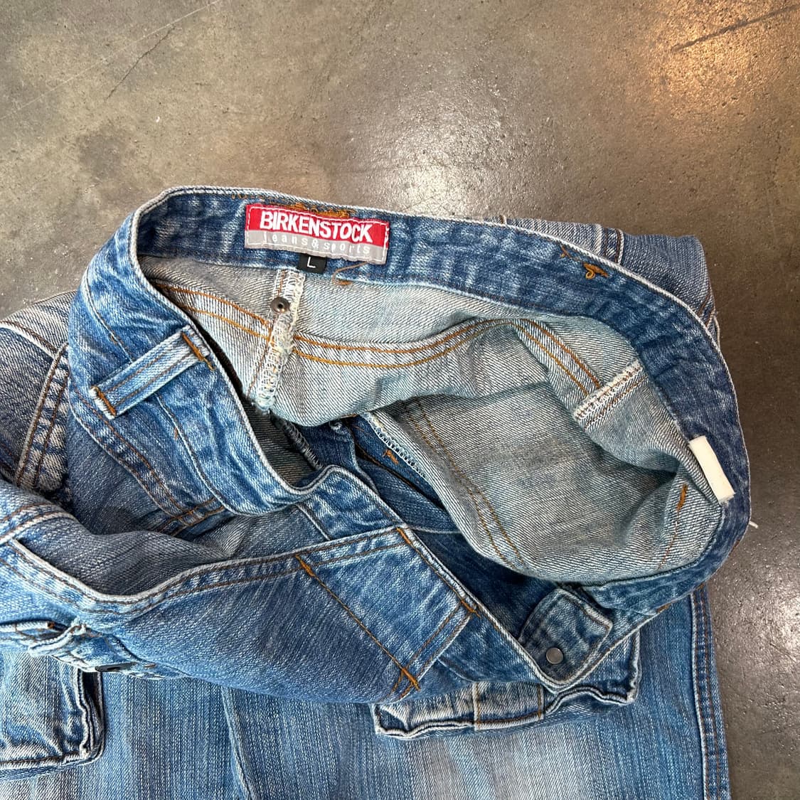 버켄스탁 빈티지 디테일 데님팬츠 상품이미지7