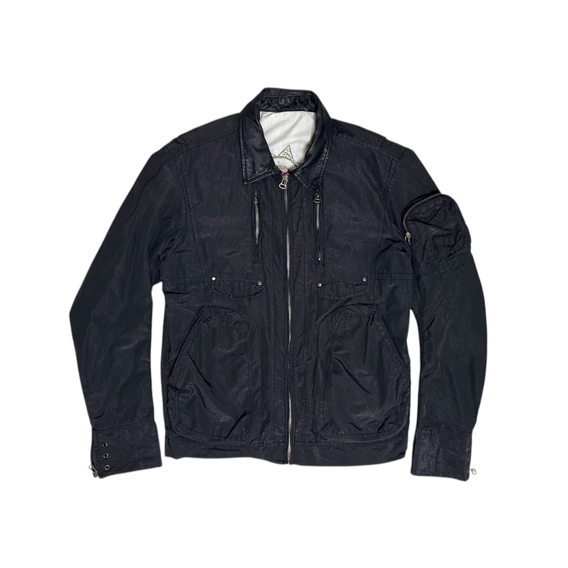 디젤 나일론 메탈리카 봄버 자켓 블랙 상품이미지1