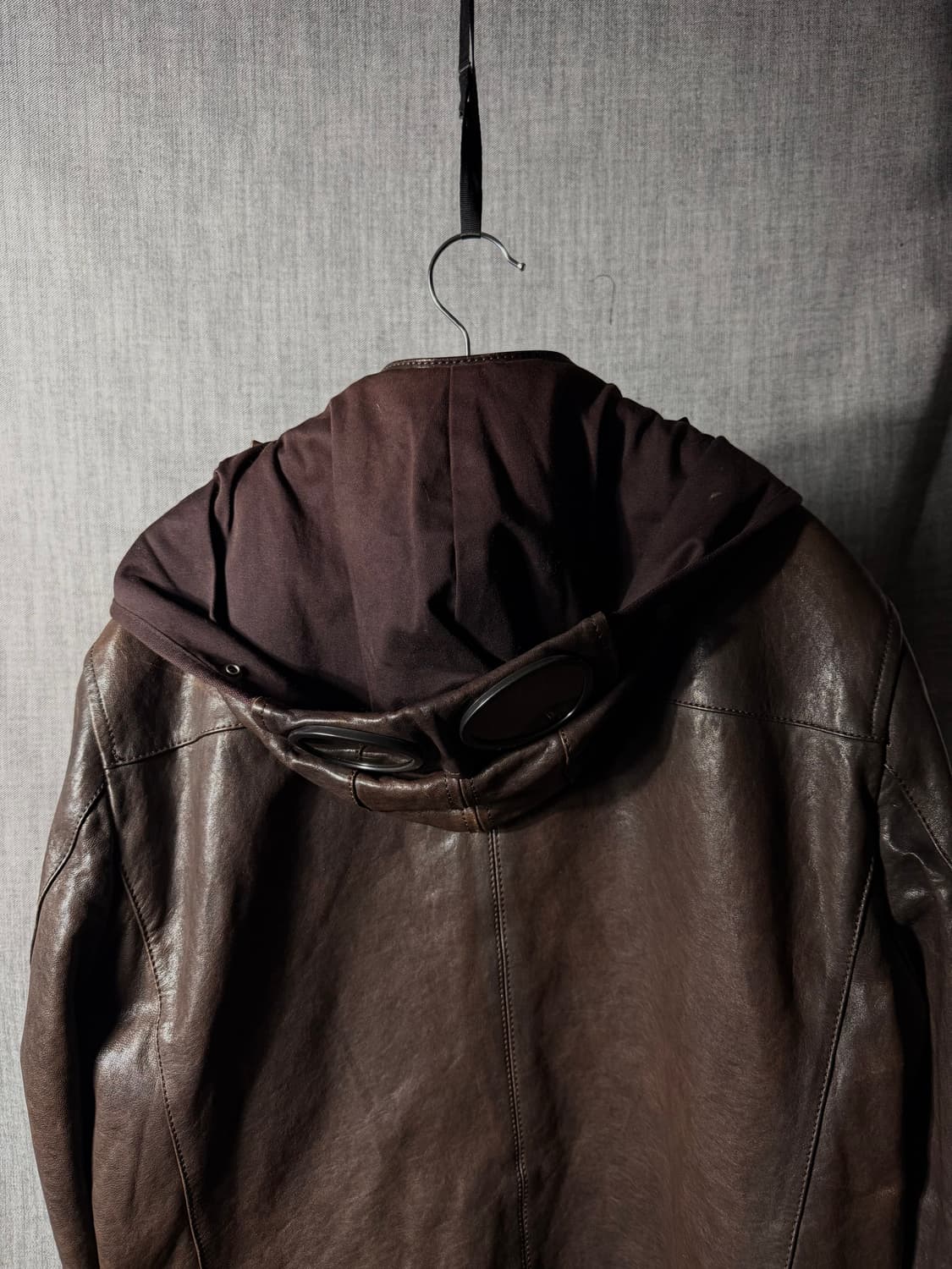 CP컴퍼니 램스킨 고글 레더자켓 상품이미지4