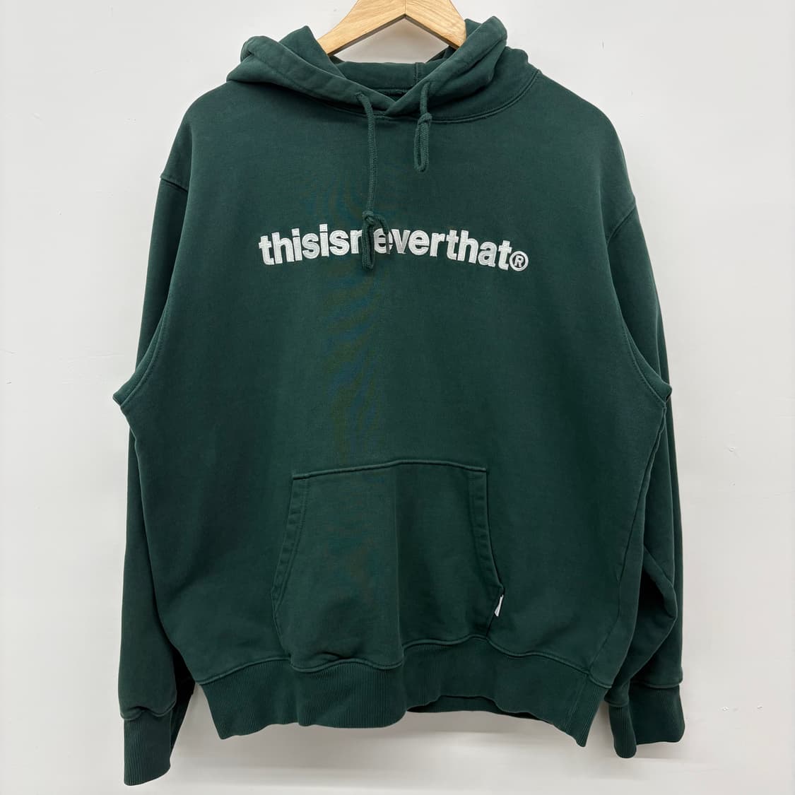 디스이즈네버댓 그린 후드티 XL 상품이미지2