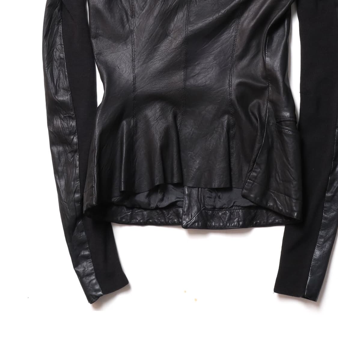 릭오웬스 Rick Owens Lambskin Wrap Up Jacket  상품이미지6
