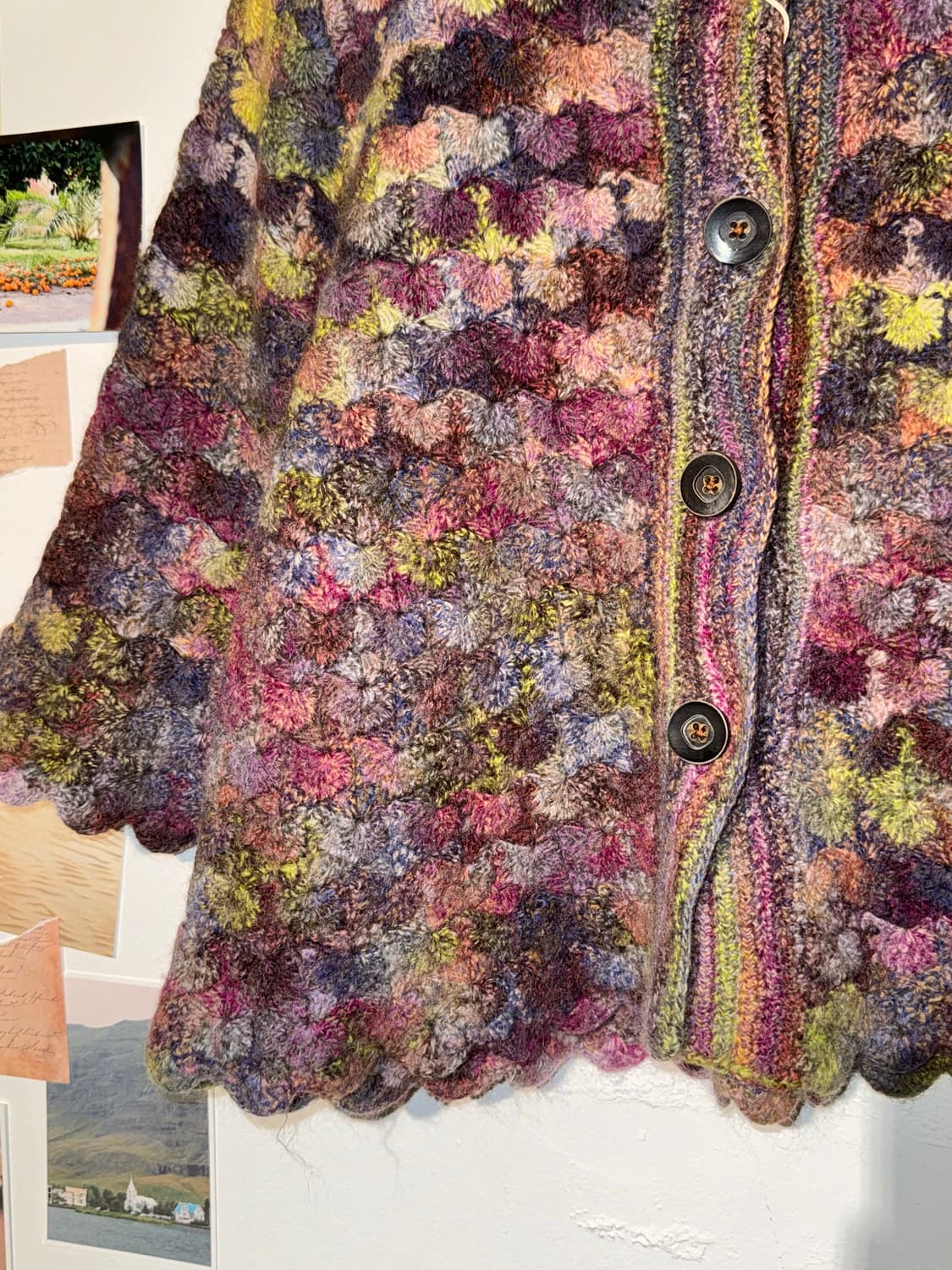 물결 니트 가디건 상품이미지4