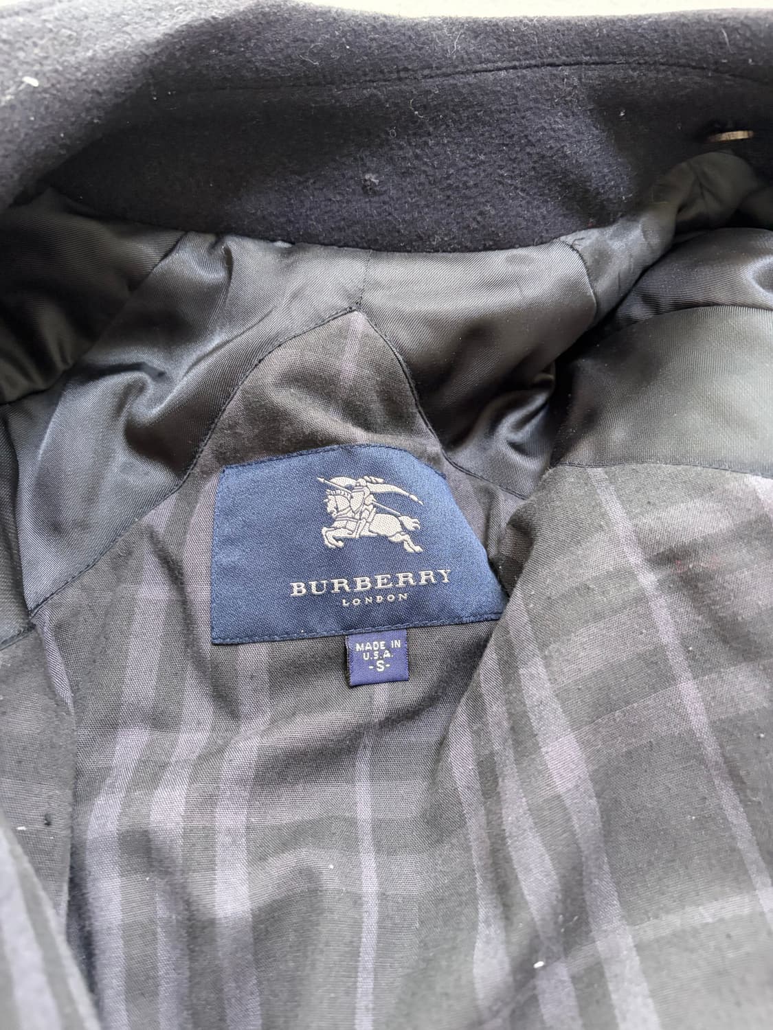 [S] 버버리 울 카코트 (네이비) 상품이미지3