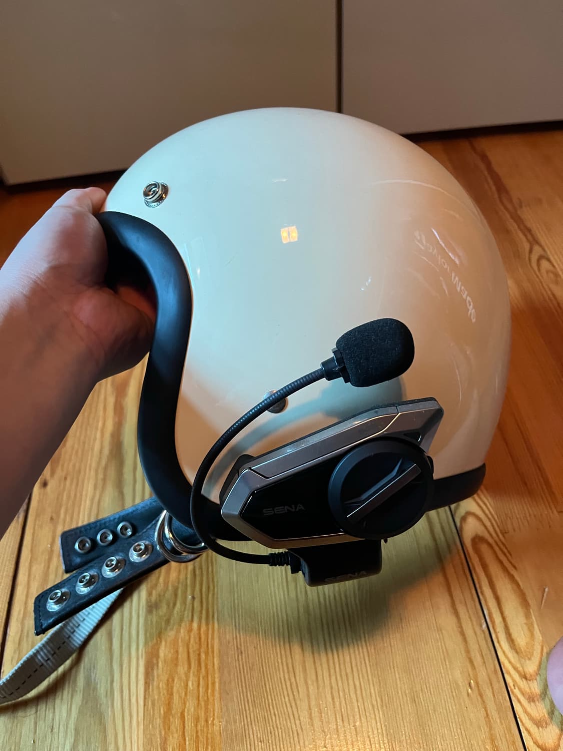 덱스톤 500tx 화이트 헬멧+세나20s 상품이미지2