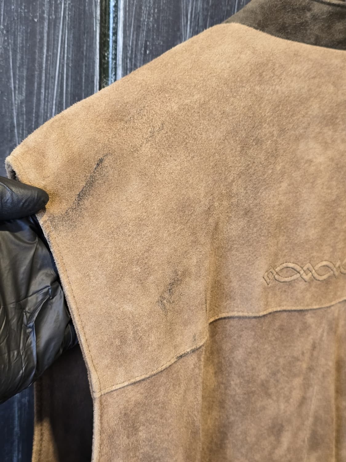90s C&A LANDHAUS Goat Suede Leather Vest 상품이미지7