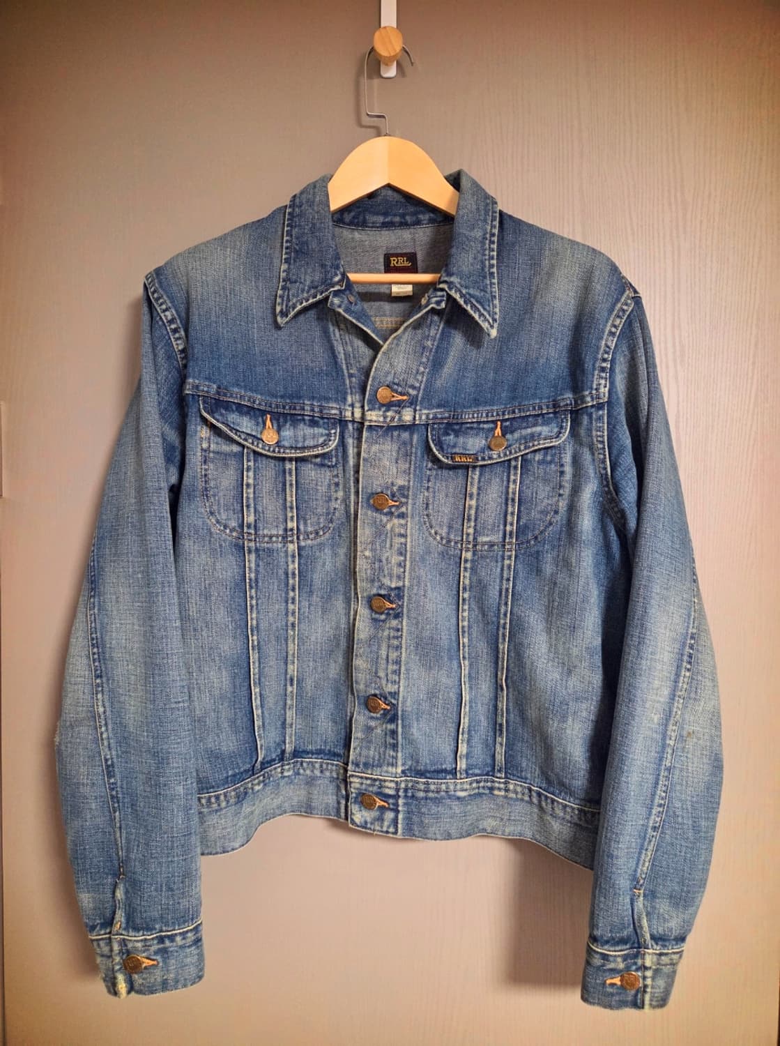RRL 더블알엘 LOT271 리랜드 데님 자켓 L 상품이미지1