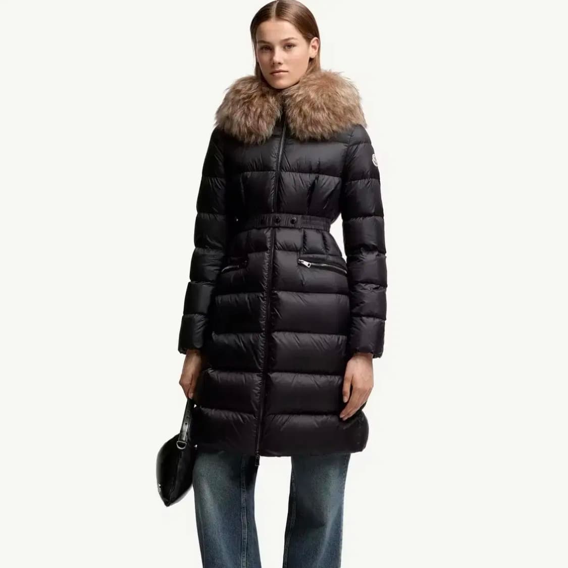 [S+급/00] 몽클레어 보에딕 여성패딩 블랙 폭스퍼 풀구성 상품이미지10