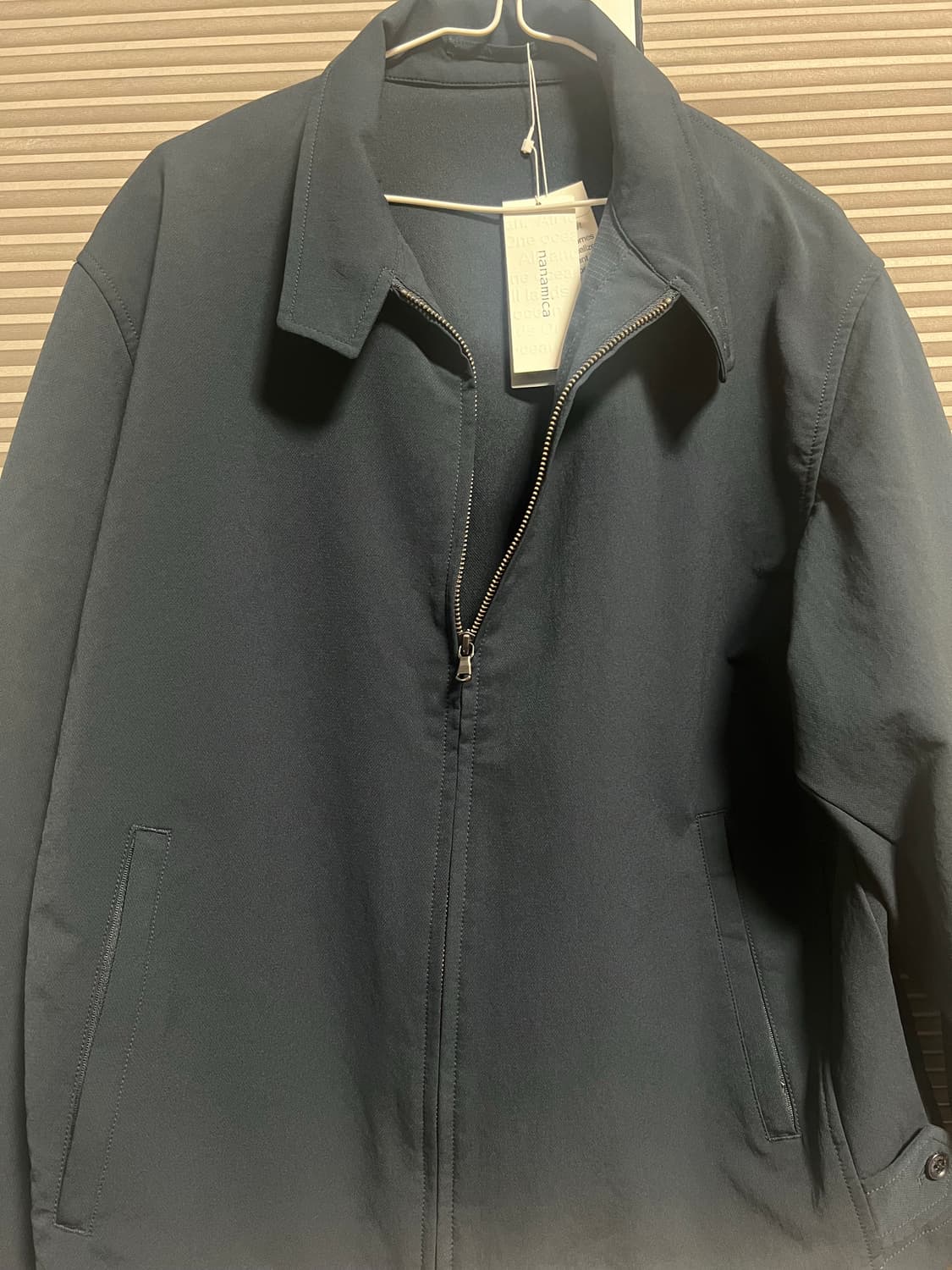 [M] 나나미카 알파드라이 크루 자켓 네이비 상품이미지2