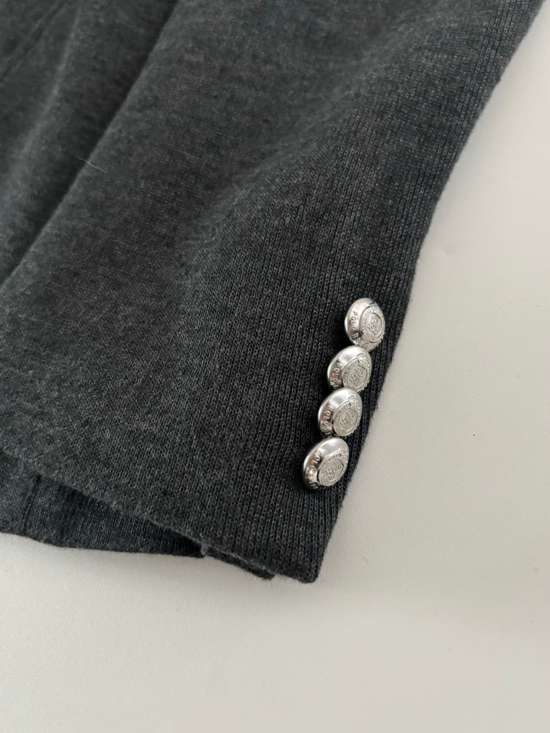 Polo 폴로 랄프로렌 신형 그레이 은장 와펜 블레이저 상품이미지5