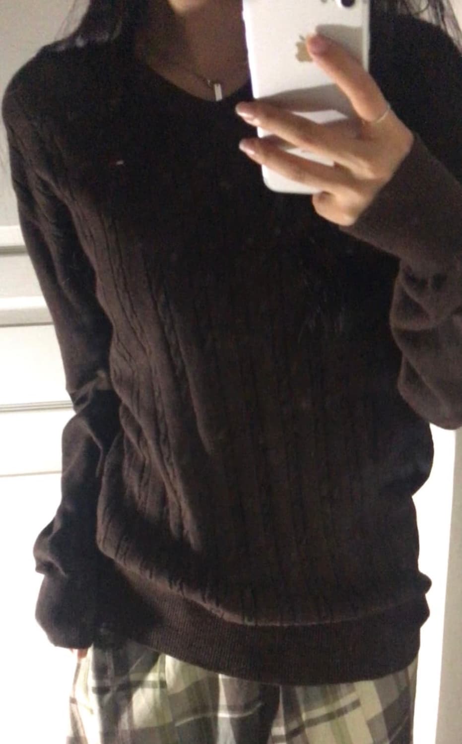 타미힐피거 브라운 니트 상품이미지1