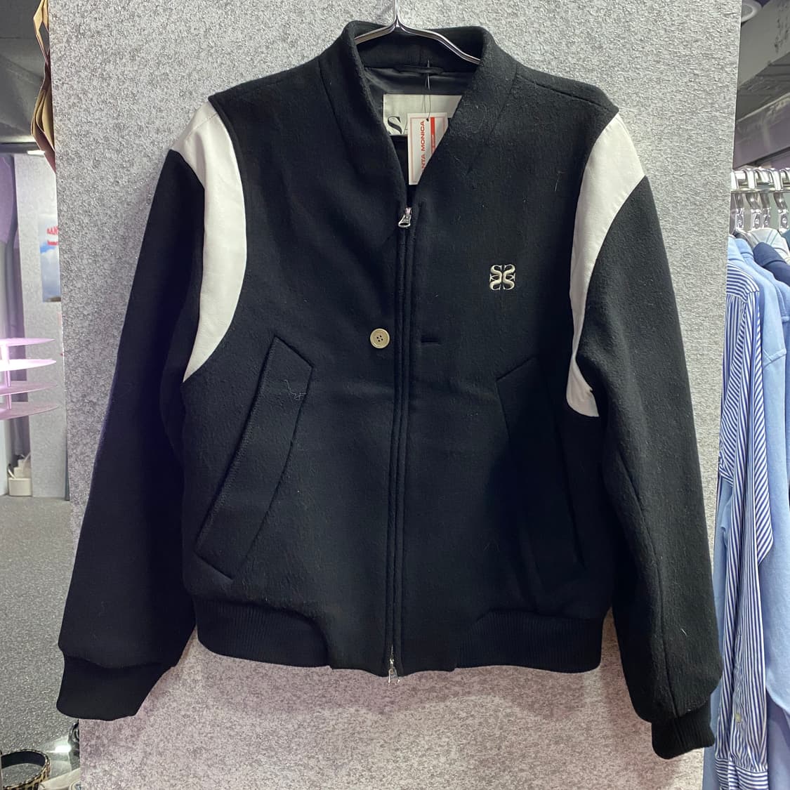 세터 퍼시 칼라리스 바시티 자켓 클래식 블랙 B3946 상품이미지2