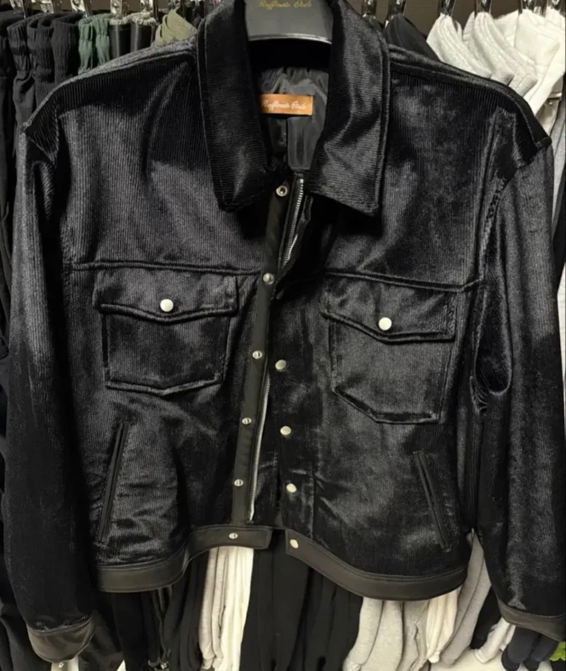 라피나토 벨벳 트러커 자켓 50사이즈 상품이미지2