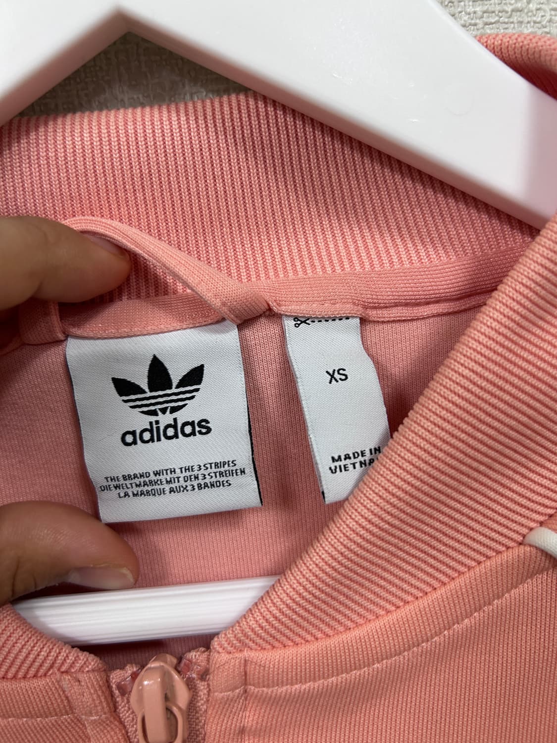 아디다스 SST 트랙탑 딸기우유 핑크 져지 자켓 상품이미지4